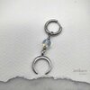 opalite moon earring