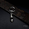 industrial style hoop earring