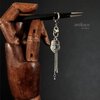 shield and chains earring