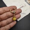 Yellow Tiger's Eye earring,unisex.