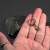 dalmatian jasper gemstone earring