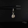 peace pendant earring with hook