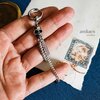 skull and chains mens earring