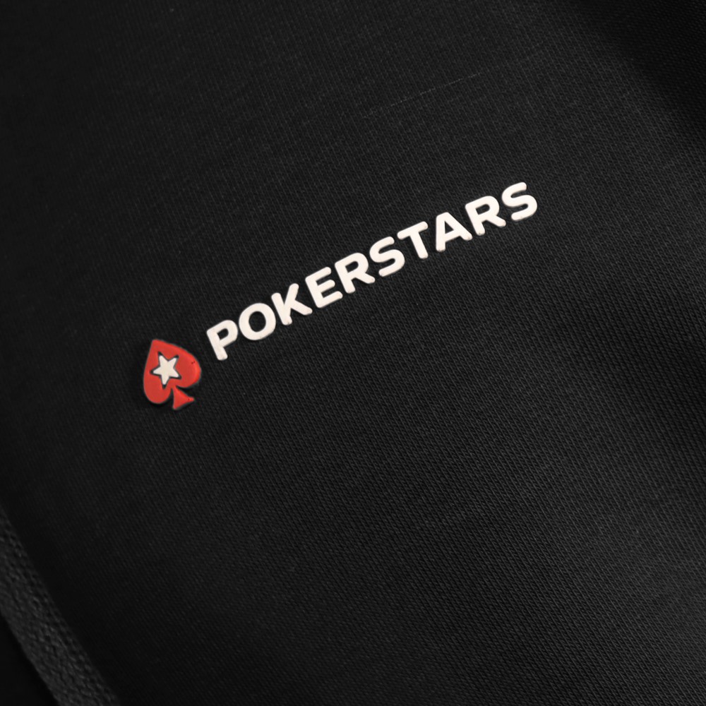 POKERSTARS RED THREAD BLACK HOODIE - Image 4