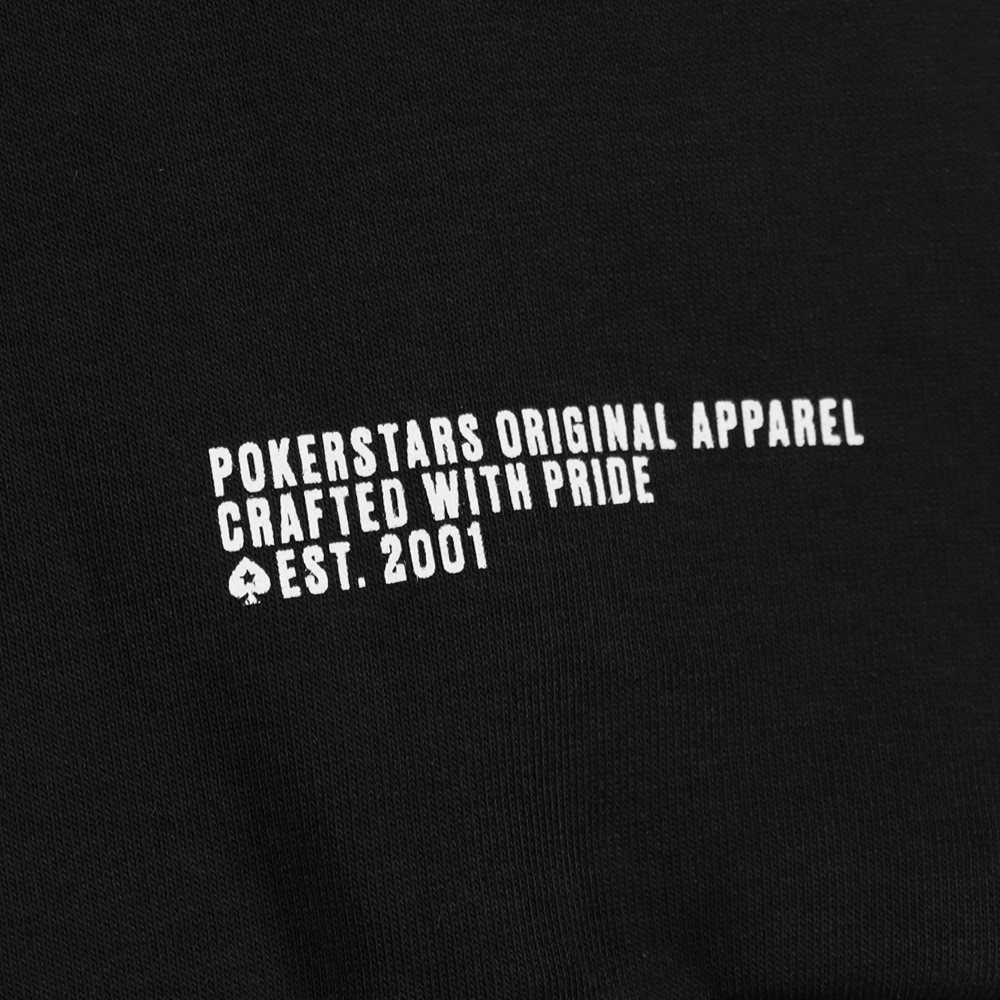 POKERSTARS RED THREAD BLACK HOODIE - Image 3
