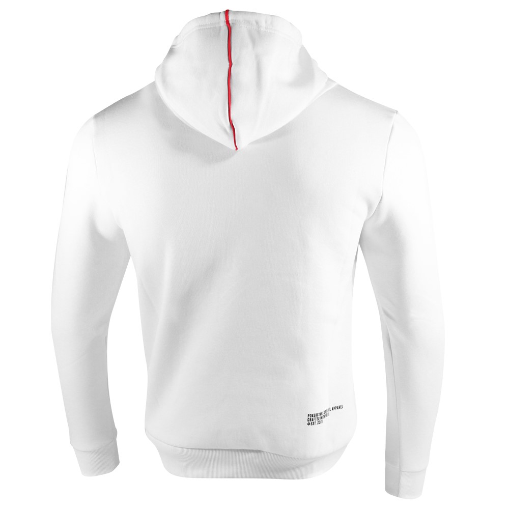 POKERSTARS RED THREAD WHITE HOODIE - Image 6