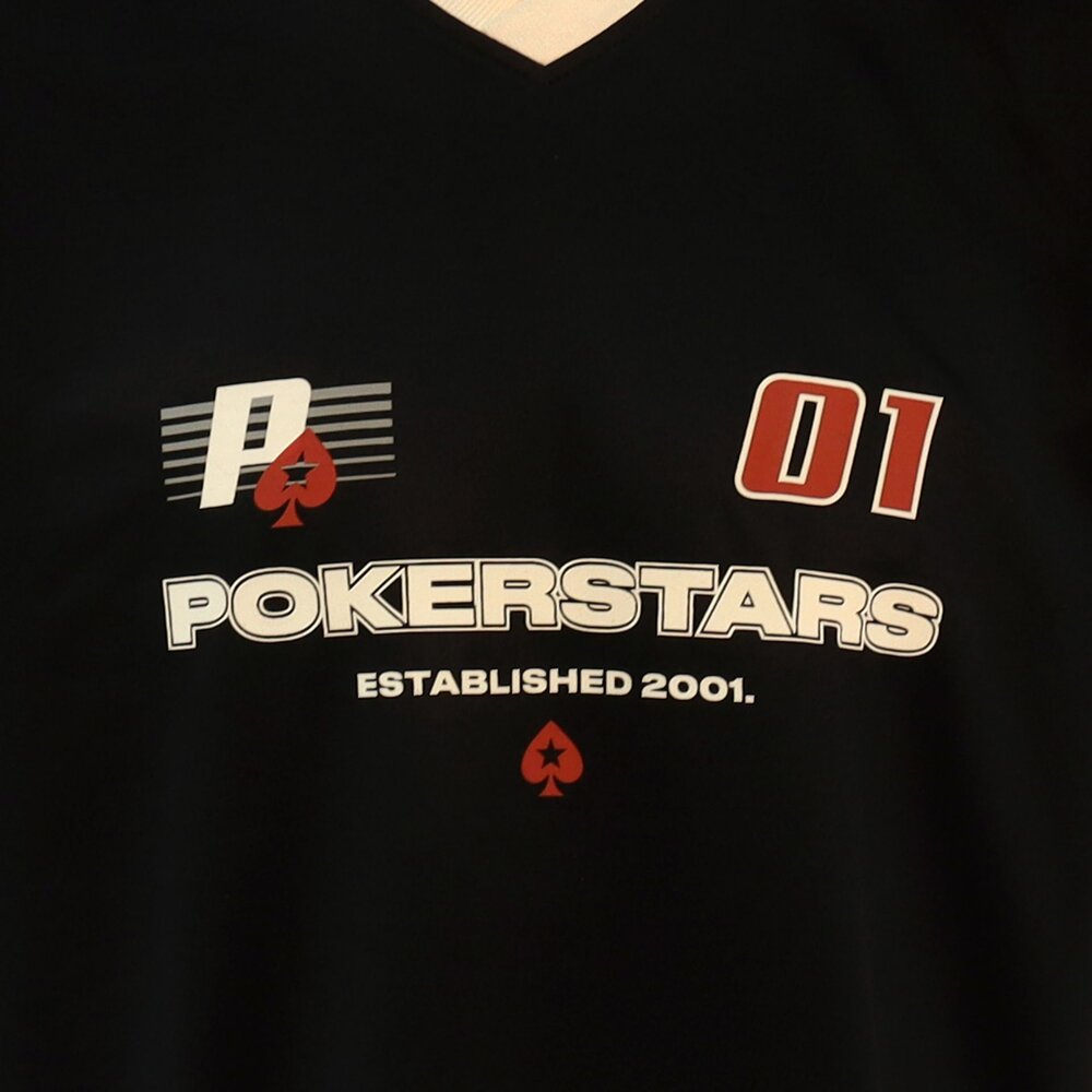 POKERSTARS ORIGIN OVERSIZED BLACK  JERSEY SHIRT - Image 3