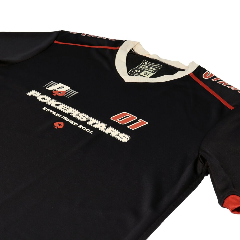 POKERSTARS ORIGIN OVERSIZED BLACK  JERSEY SHIRT - Image 2