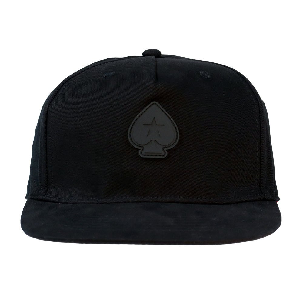 POKERSTARS FOUNDATION SPADE BADGE BLACK TRUCKER CAP