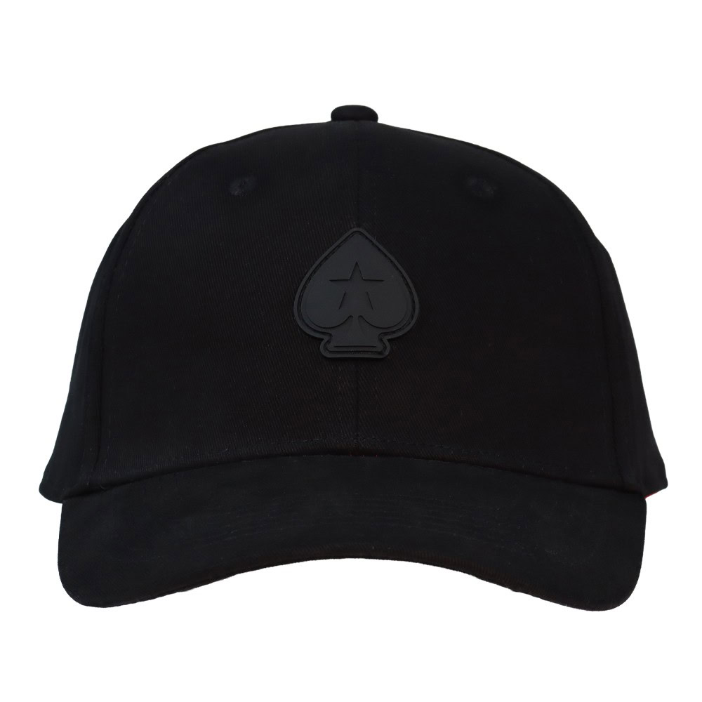 POKERSTARS FOUNDATION SPADE BADGE BLACK BASEBALL CAP