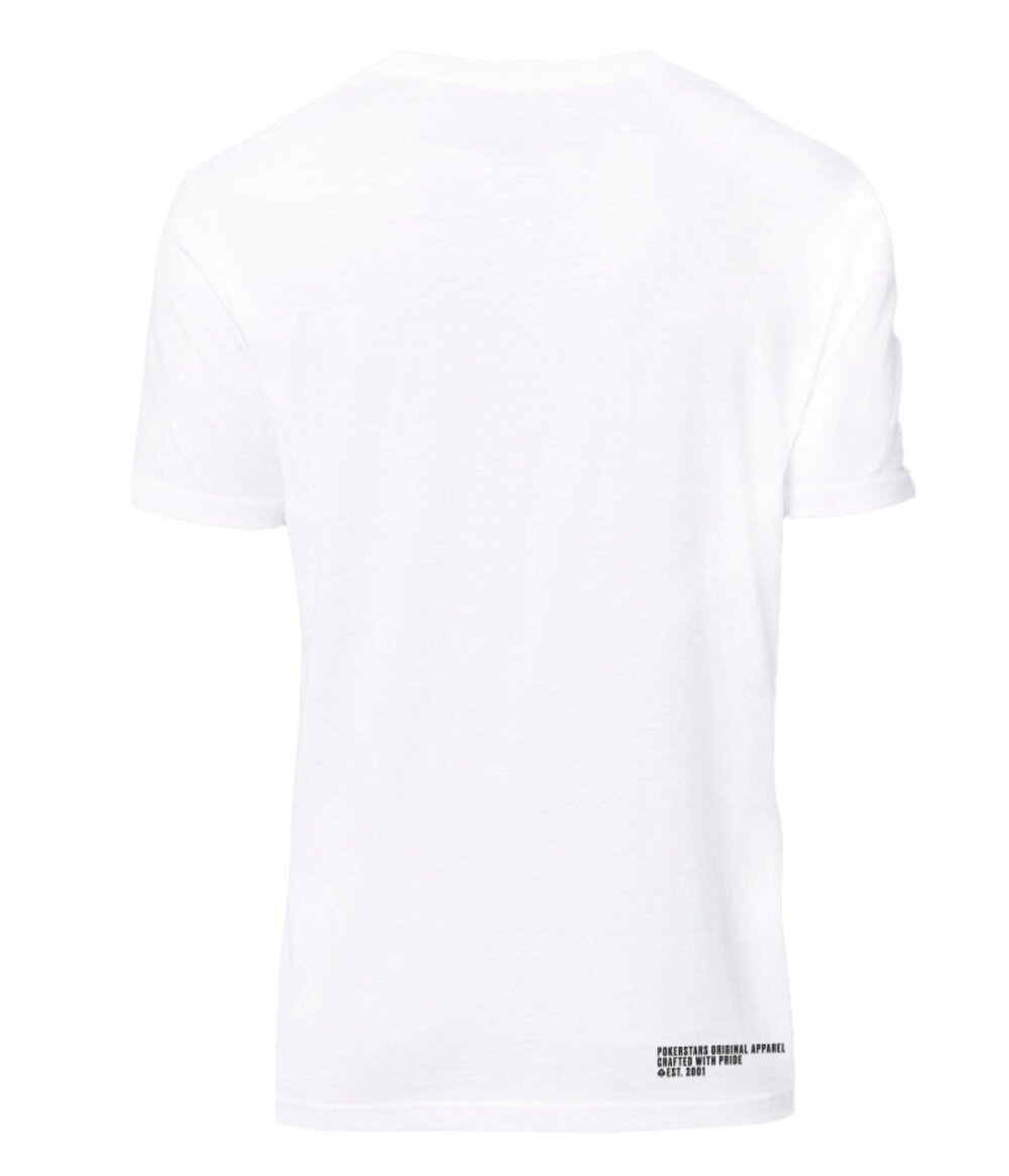 POKERSTARS RED THREAD CLASSIC WHITE T-SHIRT - Image 4