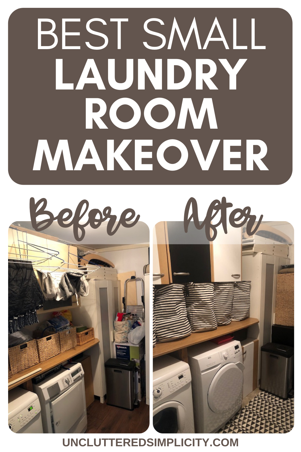 Useful Small Laundry Room Organization Ideas • Craving Some Creativity