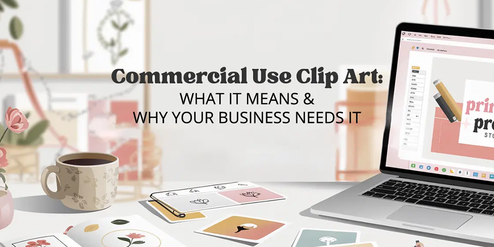 Commercial Use Clip Art Blog Header