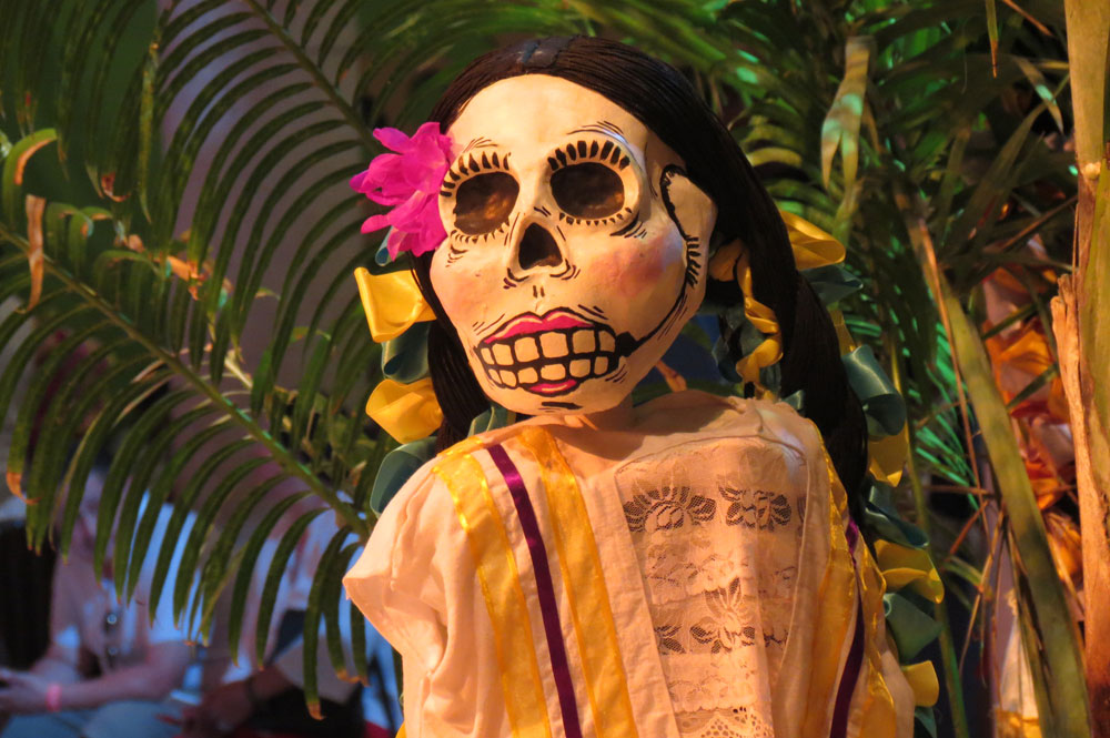Day of the Dead vacation, Xcaret, Mexico, dia de los muertos, skeleton