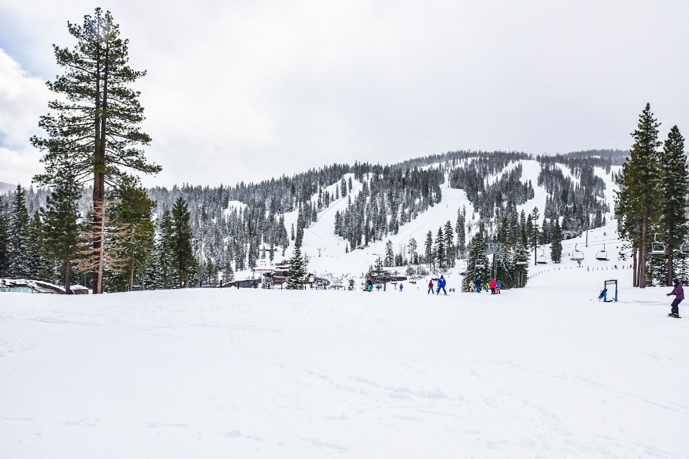 Skiing for the first time, Northstar Tahoe