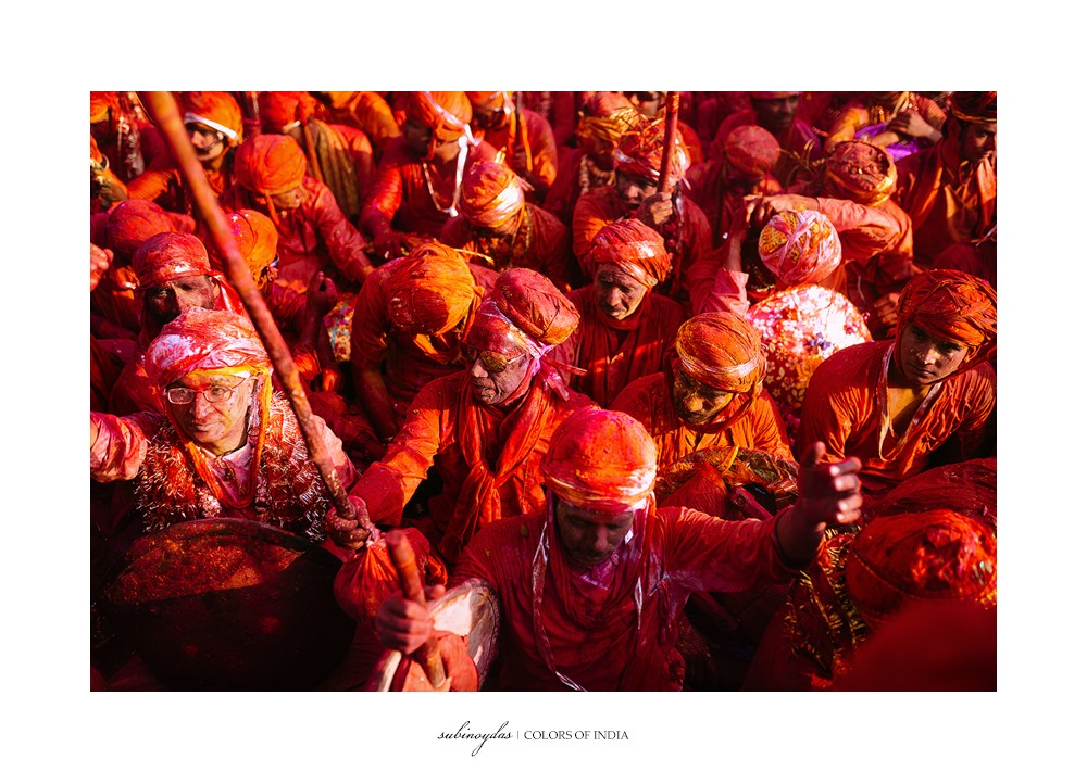 Holi, the Festival of Colours celebrated with great fervour photographed by: Subinoy Das