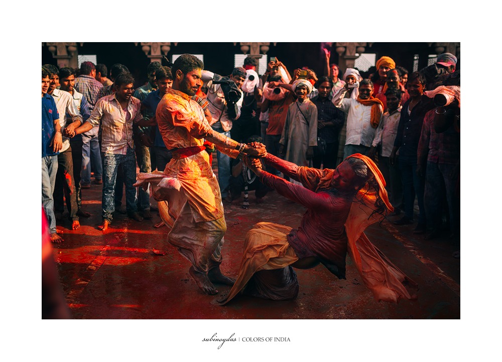 Holi, the Festival of Colours celebrated with great fervour photographed by: Subinoy Das