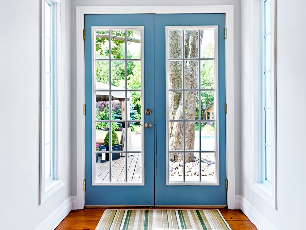Different types of interior doors, french doors