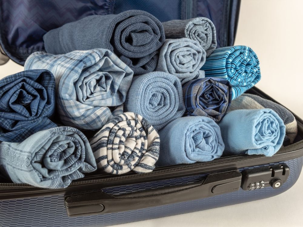 suitcase, travel tips, packing, vacation, clothes