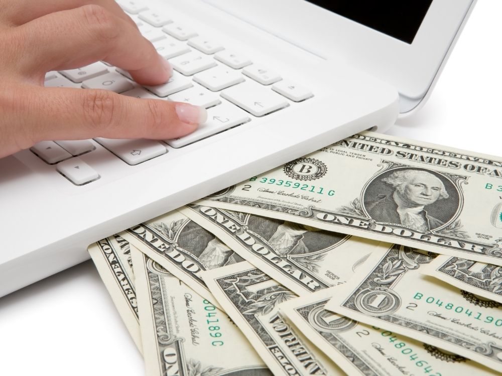 Make money online, technology, computer, money, afford travel after college