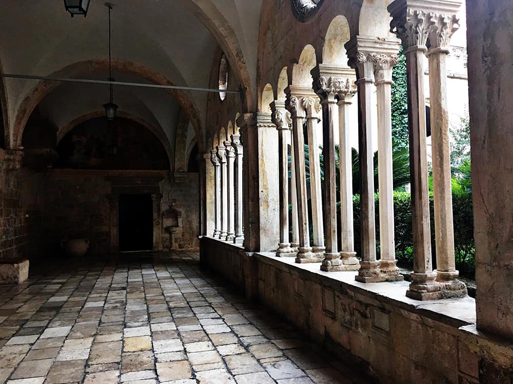 Franciscan Church and Monastery: the lovely cloister