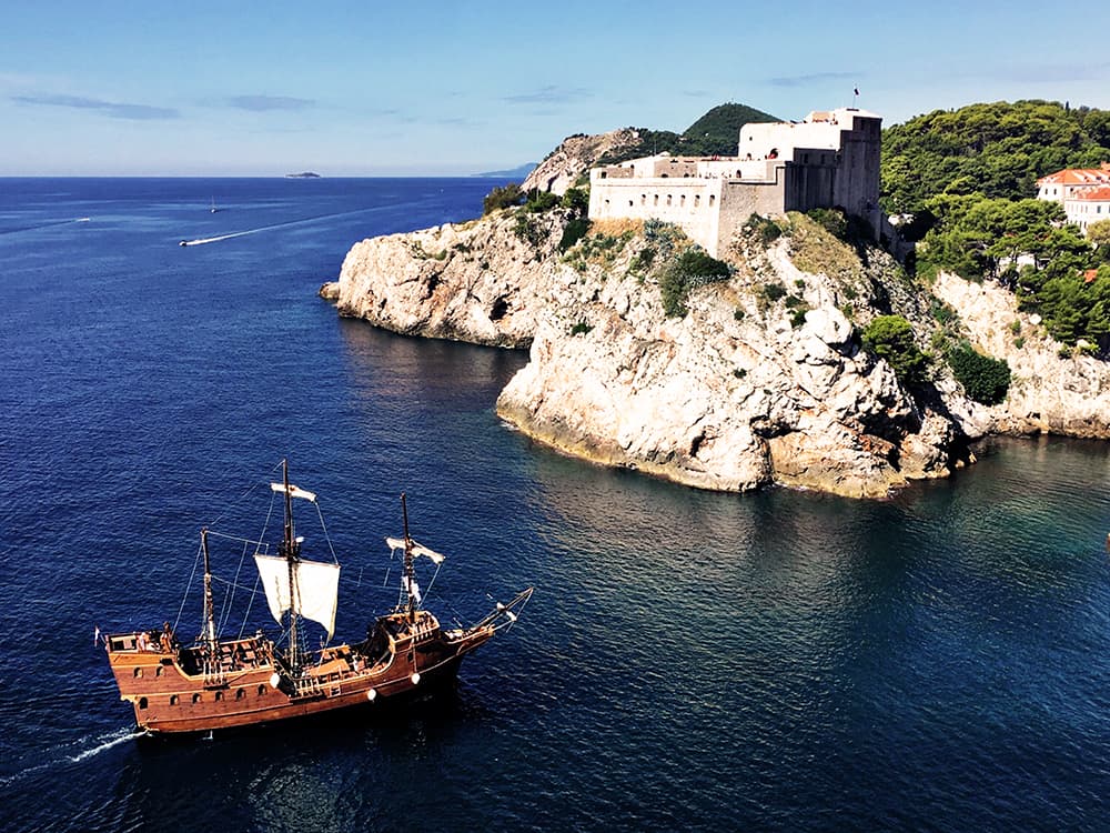 view from the Dubrovnik wall