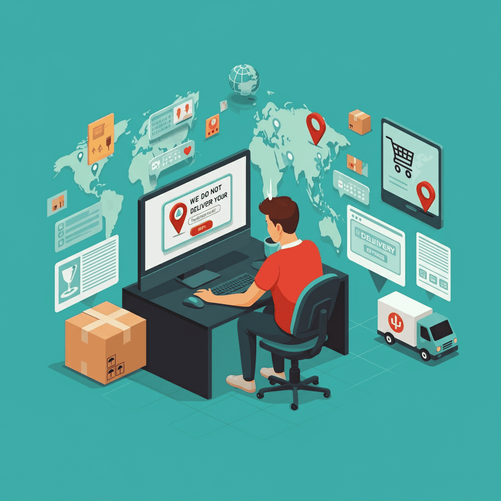 Solution For Website Who Do Not Deliver To Your Address Internationally