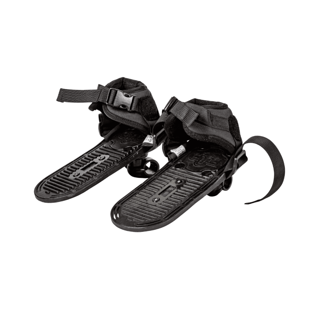 Ankle hugger straps accessory designed to secure and support the feet and ankles in specialist seating systems
