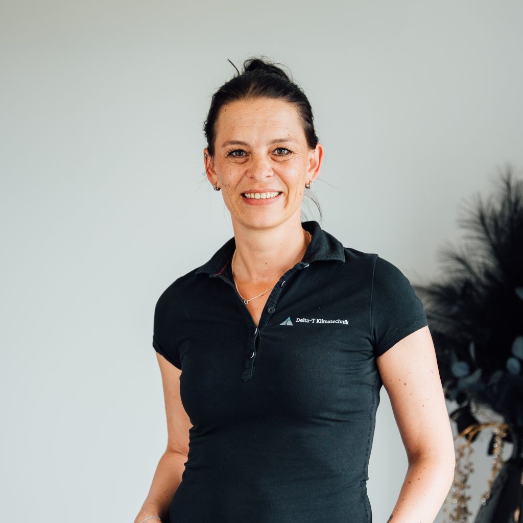 Anja Wolter, Büro-Angestellte von Delta-T Klimatechnik