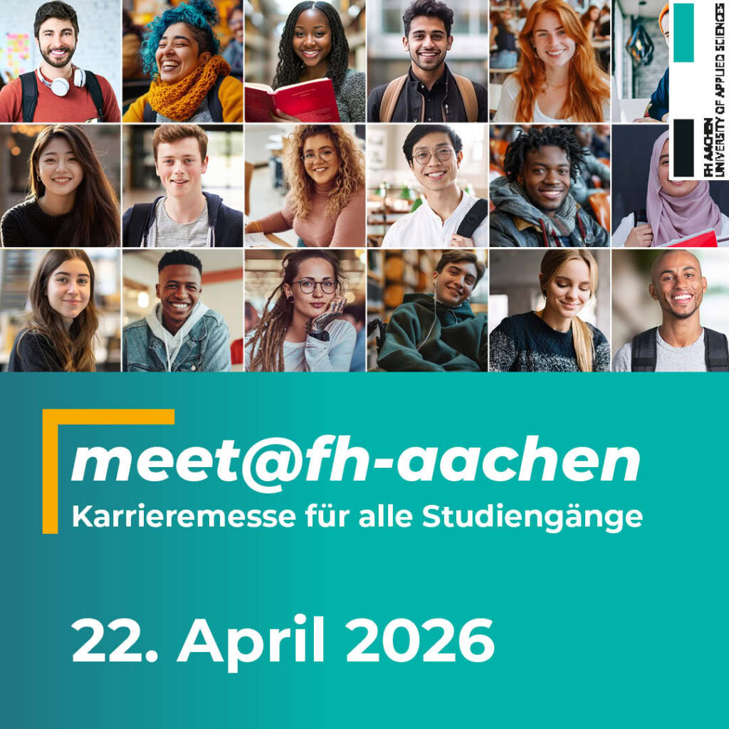 Karrieremesse am Campus der FH Aachen, alle FAchbereiche 22. April 2026