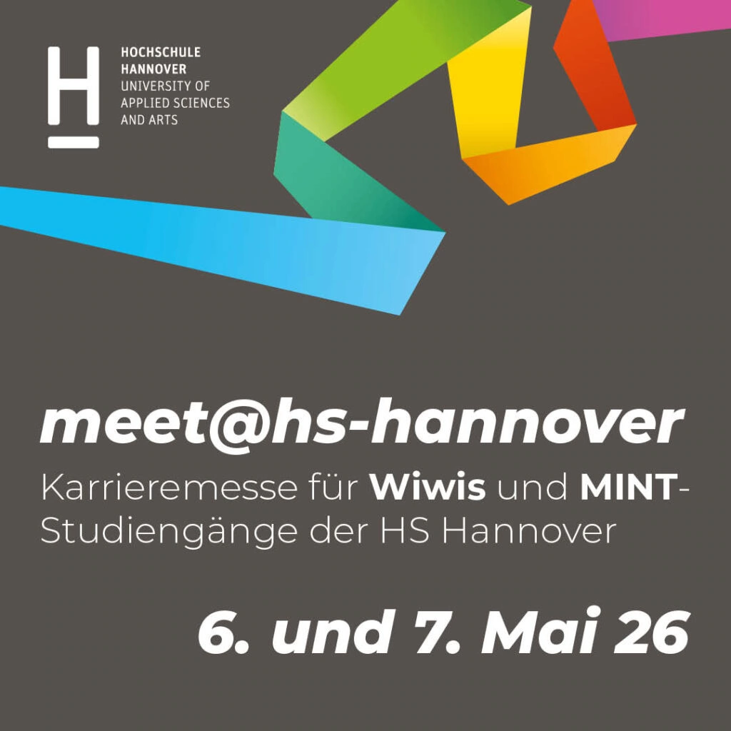 Karrieremesse der Uni Hannover für Wiwis und MINT-Studiengänge - 6. und 7. Mai 2026
