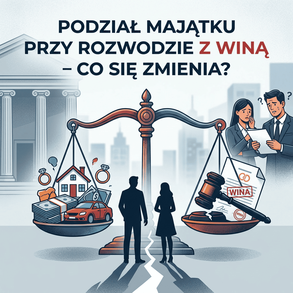 PODZIAŁ MAJĄTKU PRZY ROZWODZIE Z WINĄ – CO SIĘ ZMIENIA?