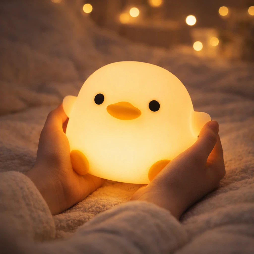 kacka-led-nocna-lampa-silikonova-ruky