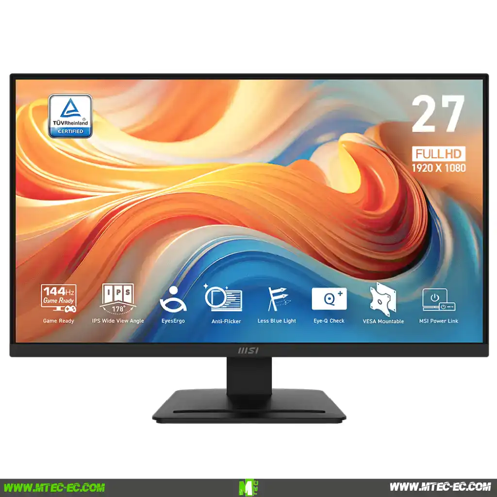 Msi Pro MP273L E14 Monitor 27" 144Hz IPS 1ms