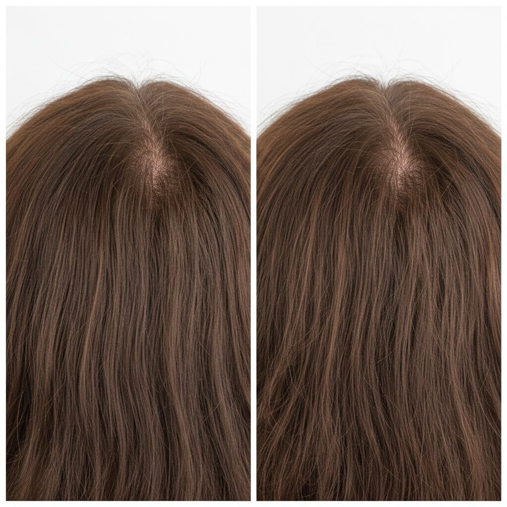 What does hair look like before and after Wevogy Hair Loss