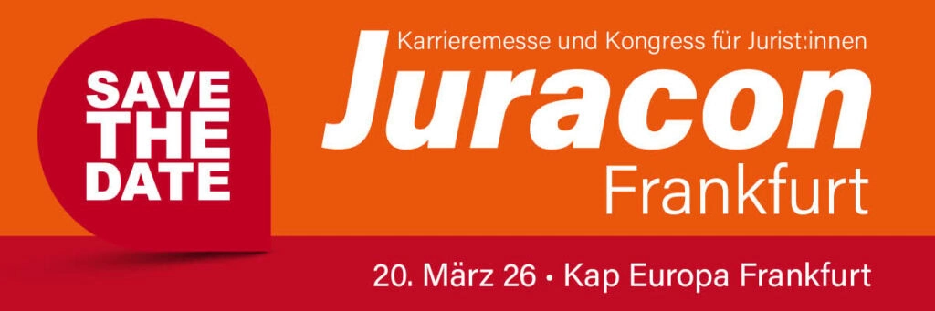 Juracon Frankfurt 2026 - Karrieremesse für Juristen