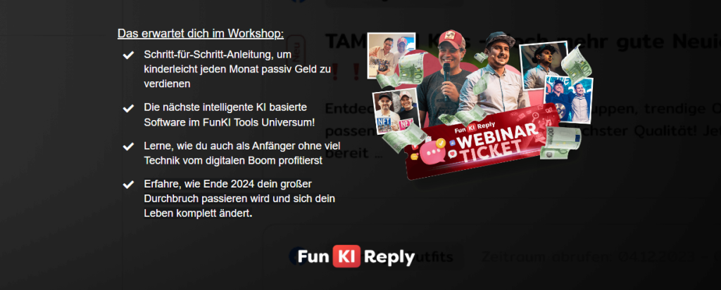 FunKiReply Webinar mit neuer Software