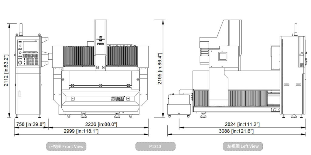 P1313 고속 3축 갠트리 CNC (이미지 5)