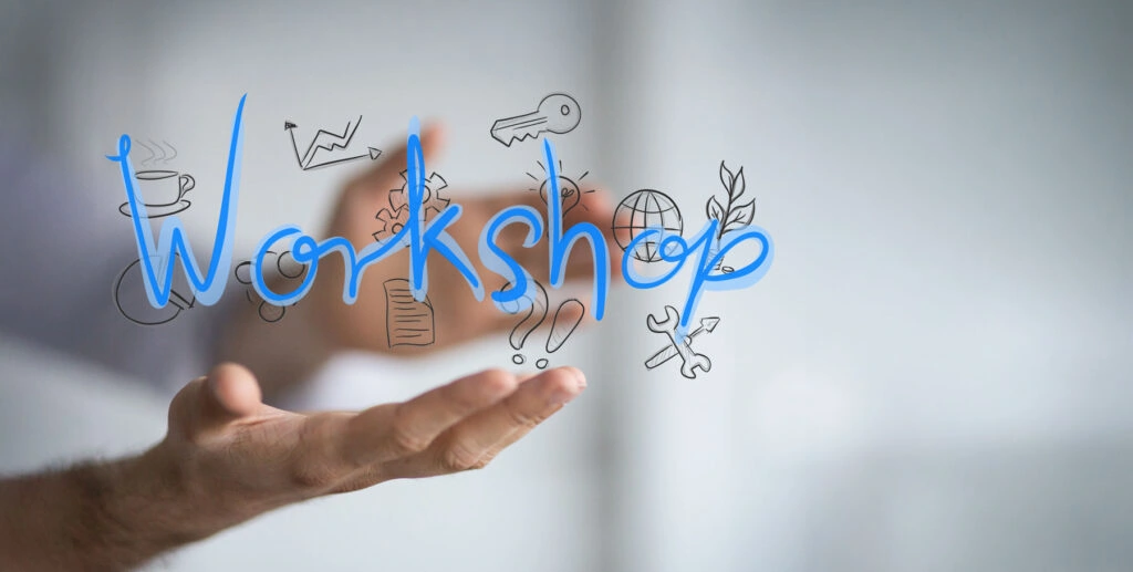 Workshops Schriftzug - Kostenlose Bewerbungstrainings bei IQB Career Services