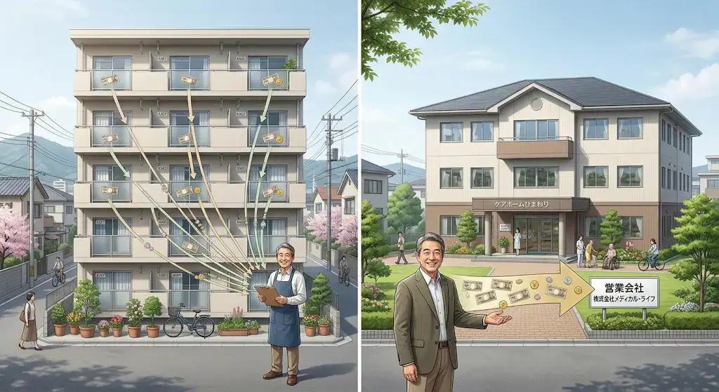 収益構造そのものが異なる
