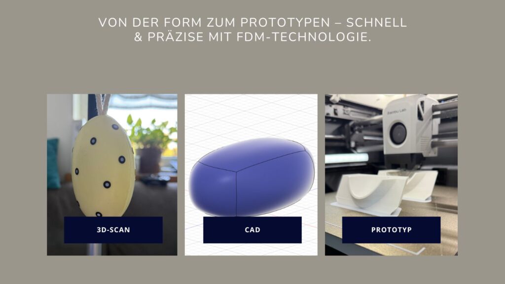 Von der Form zum Prototypen – schnell praezise mit FDM Technologie