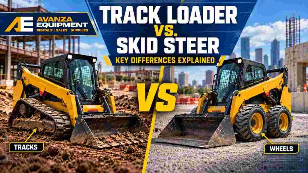 Track Loader vs Skid Steer Key Differences