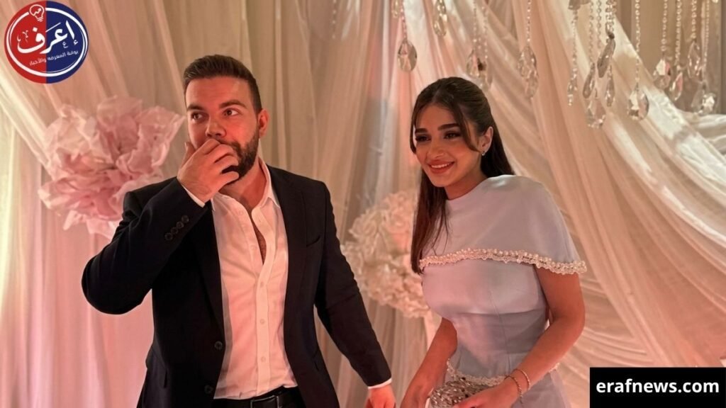 ملك أحمد زاهر تتصدر التريند بصور رومانسية مع خطيبها شريف الليثي