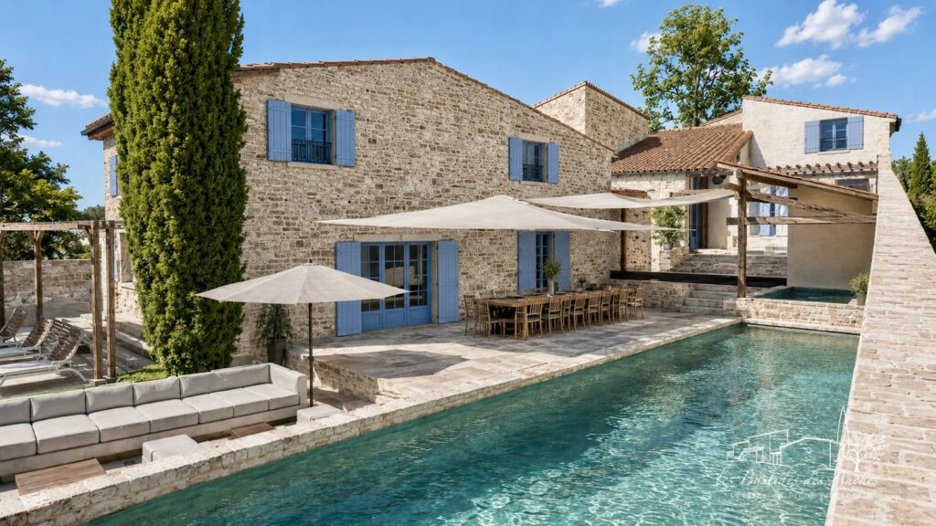 Mas provençal avec piscine, domaine de charme à privatiser en Drôme Provençale