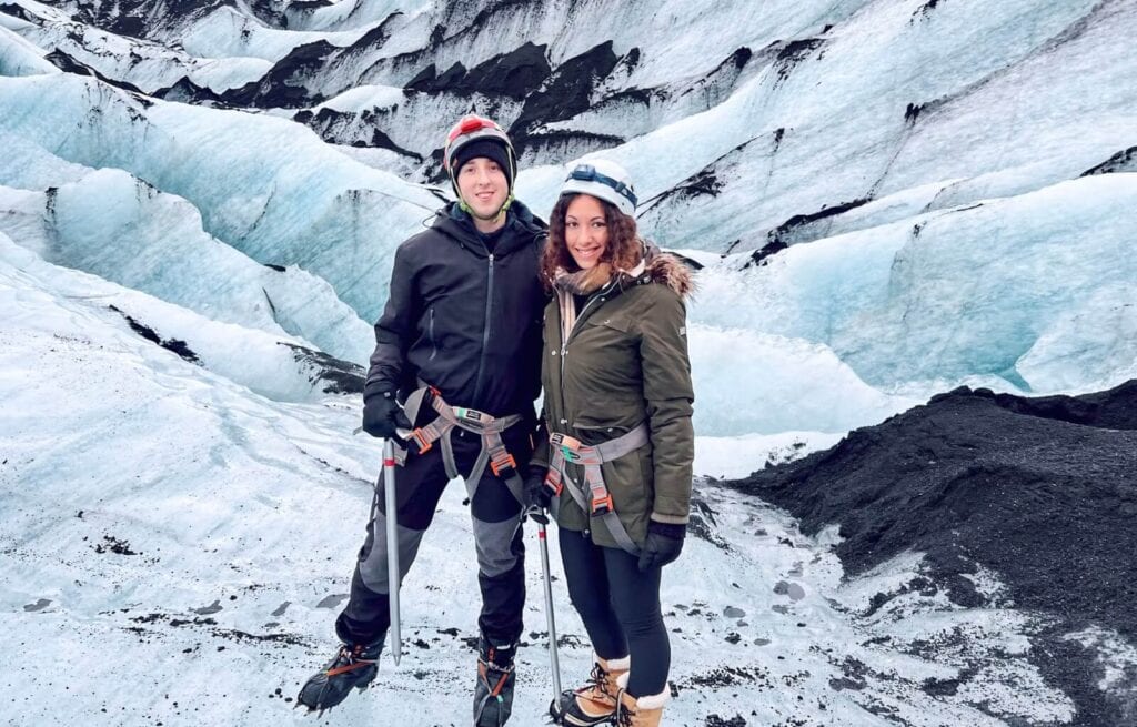 Our hike on Solheimajokull Glacier