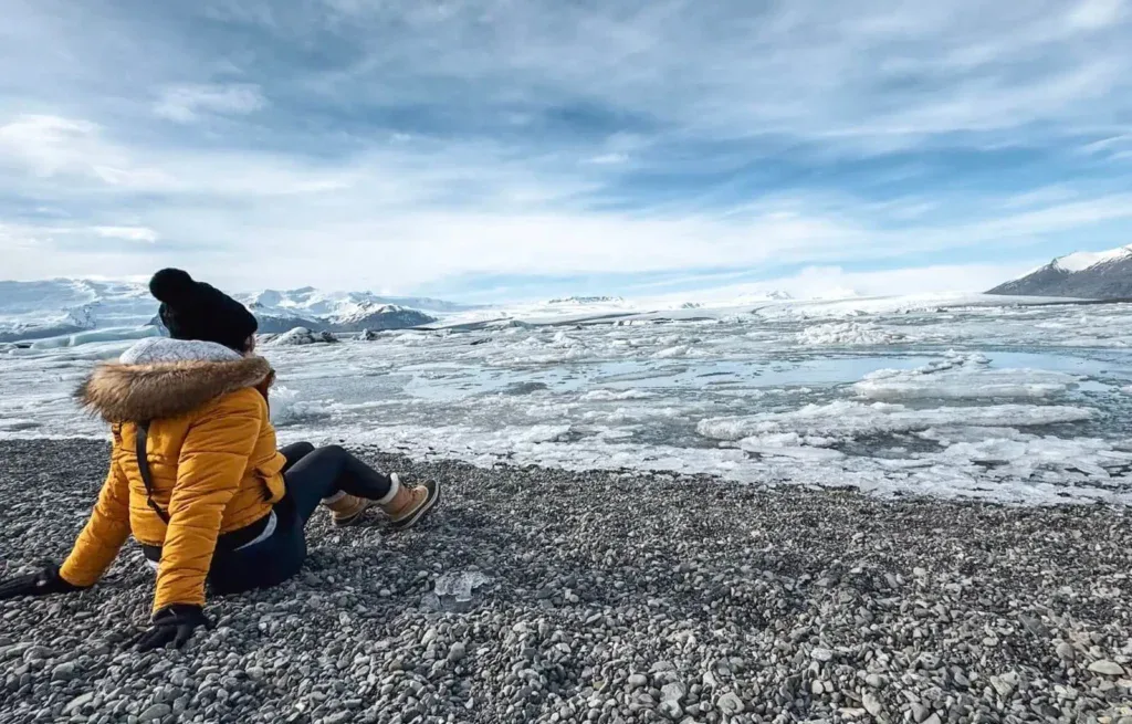 Jokulsarlon Glacier Lagoon in March
