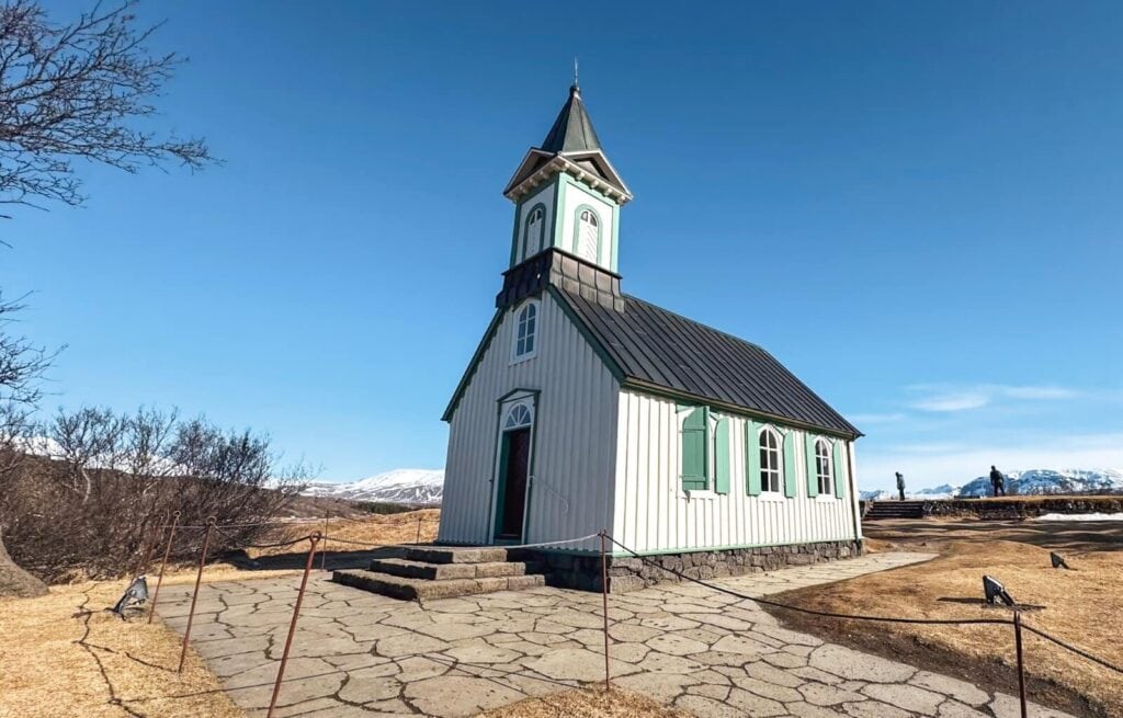The pretty church in Thingvellir National Park