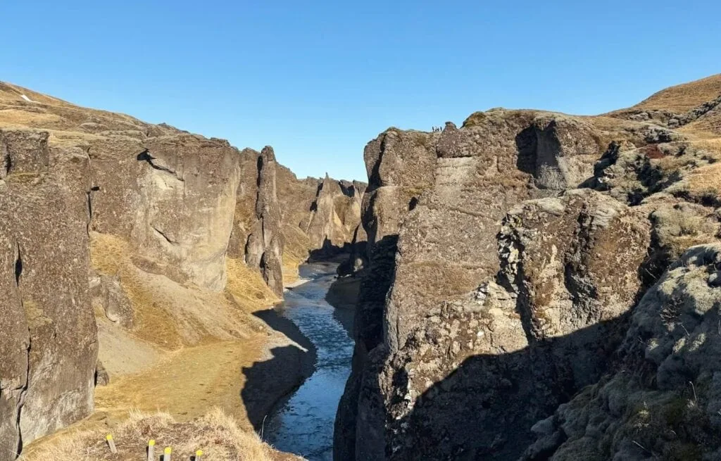 The gorgeous views back over the canyon