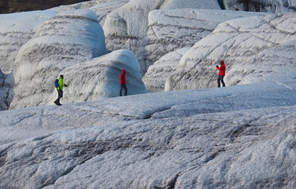 An incredible glacier hike on Vatnajokull