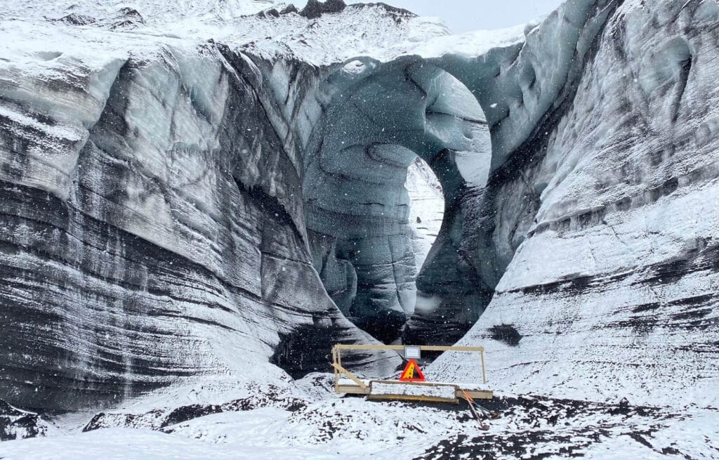 The incredible formations at Katla Ice Cave in South Iceland